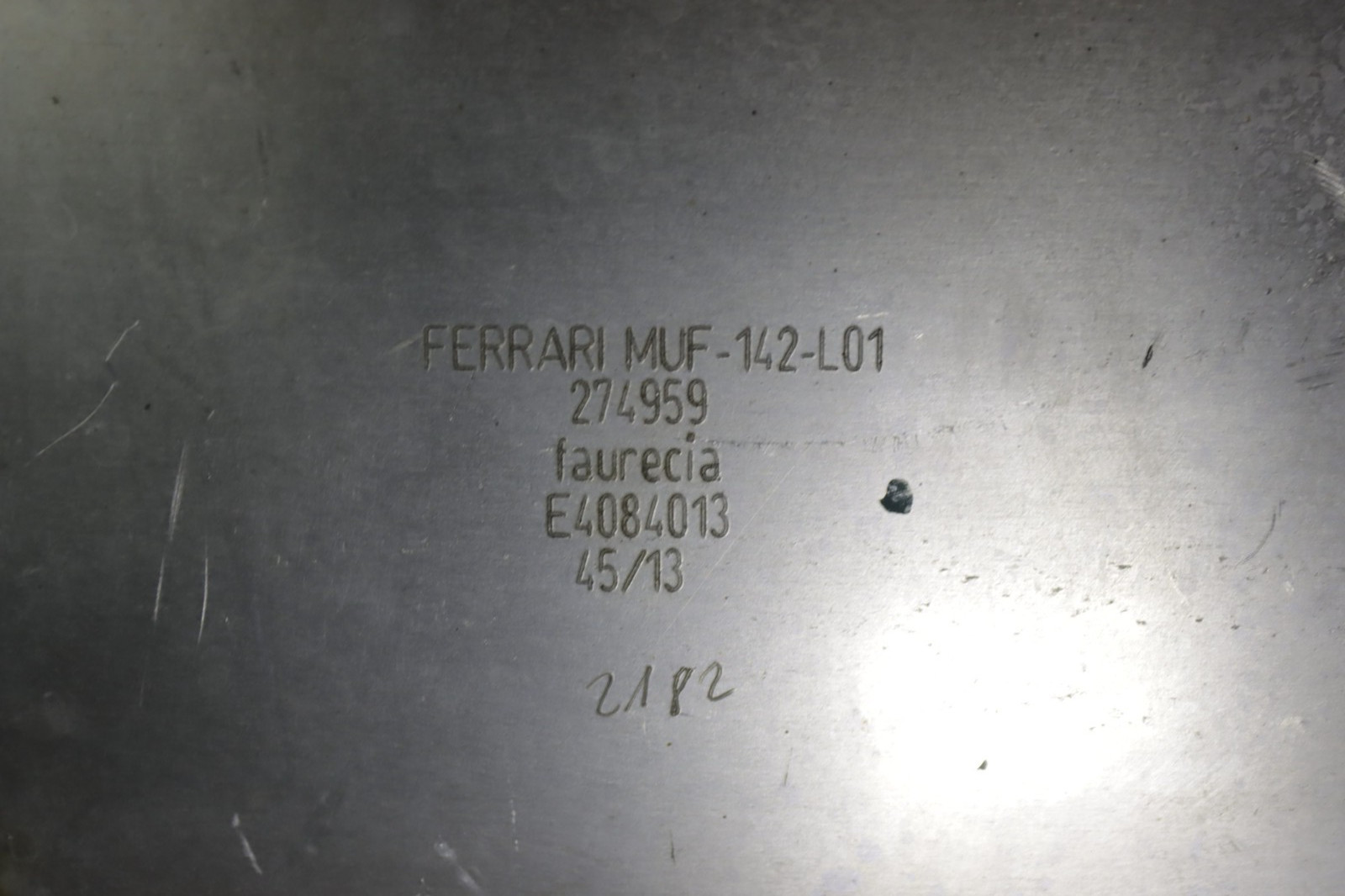 Ferrari 458 Italia Rear Left & Right Side Exhaust Muffler Set 2010 - 2015 OEM