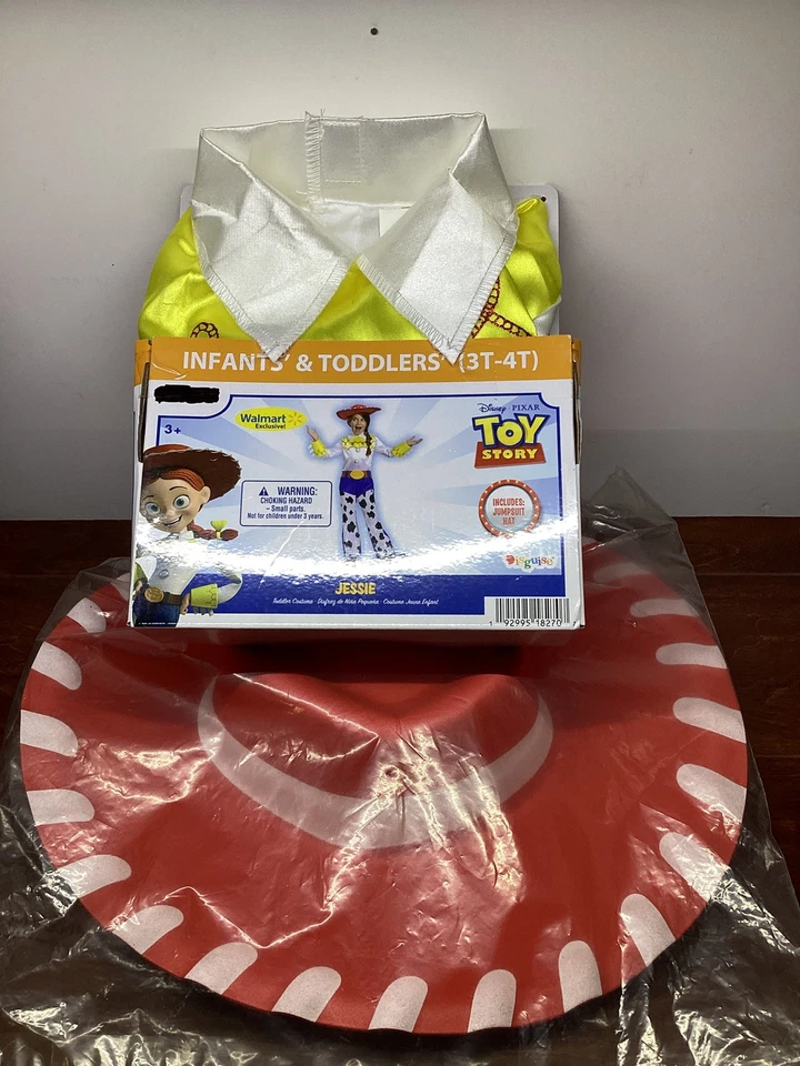Toy Story 4 Movie Jessie Size 3T - 4T Toddler Costume New Cowgirl Halloween NWT - Image 2 of 4