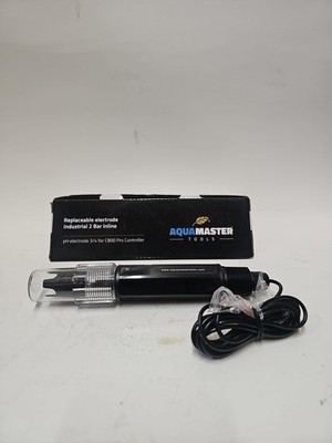 AMT1037 Aqua Master 6 Bar Inline pH Electrode 3/4'' MNPT BNC Connector New