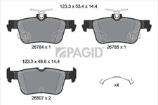 PAGID Bremsbelagsatz Scheibenbremse T4249N für FORD MUSTANG MACH CGW 4x4