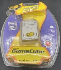 New Mad Catz 1x Memory Cube Card Nintendo GameCube 59 A2