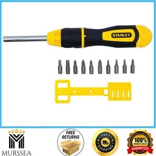 3 In. Multi-bit Ratcheting Screwdriver | Stanley Bits Bit With Tools Inch Set