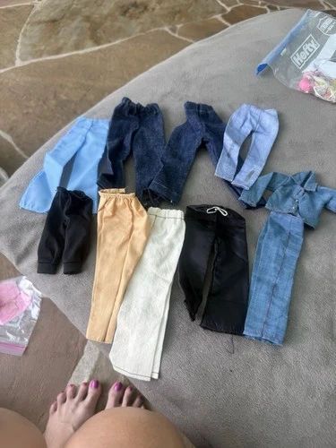 Vintage 1970s Barbie Clothes -Pants Lot