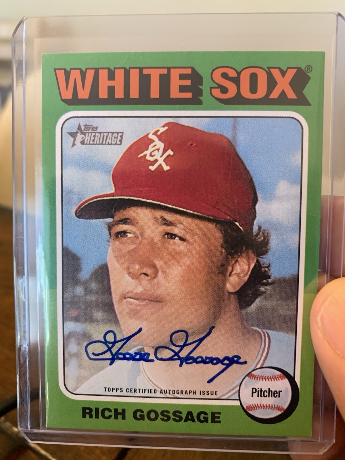 2024 Topps Heritage Real One Auto Rich "Goose" Gossage - ROA-RG - Hall of Fame