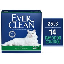Ever Clean Extra Strength Clumping Cat Litter, Unscented - 25 Pounds