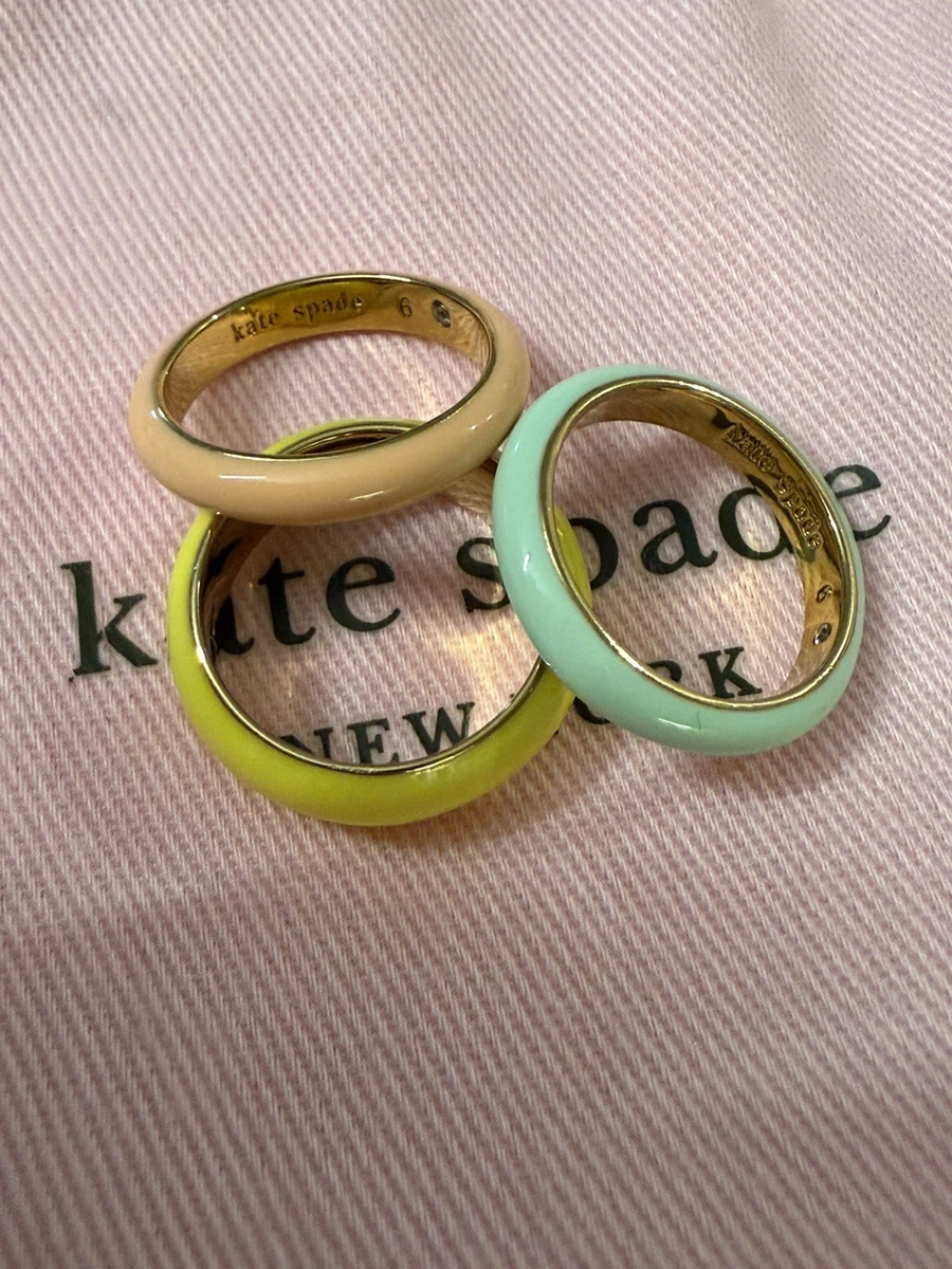 kate spade new york 6 Ring Enamel Fashion Rings for sale | eBay