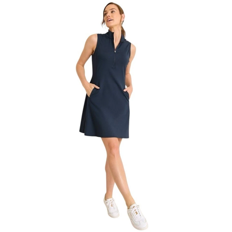 Neu mit Etikett Tommy Bahama Golf UPF 50 ärmelloses hellblaues Polokleid Größe XL - Bild 4 von 4