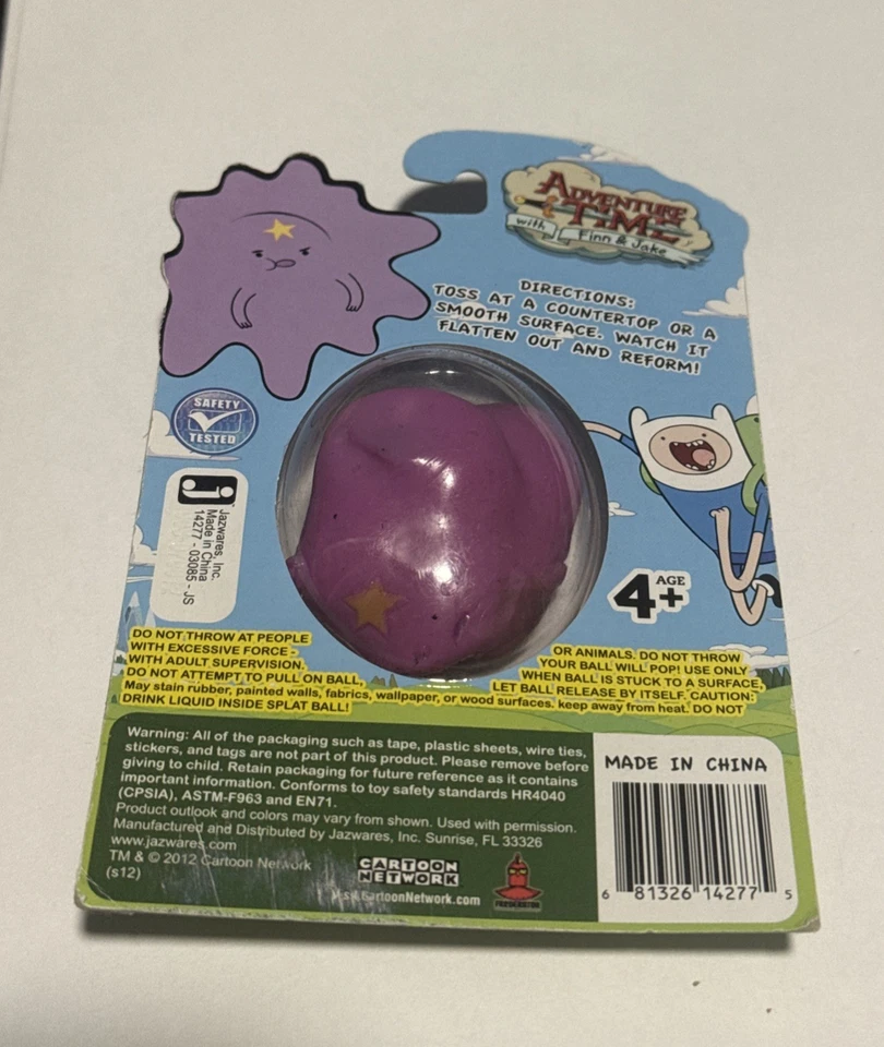 Adventure Time Lumpy Space Princess Splat Lump Cartoon Network Jazwares RARE - Image 3 of 4