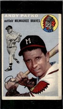 1954 Topps Baseball Andy Pafko #79 Milwaukee Braves VG