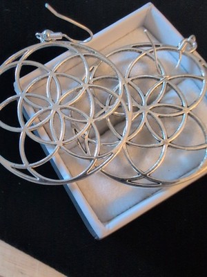 Sterling 925 Thick Weight 11.3G Coin Style Hand Crafted Celtic Irish Earrings