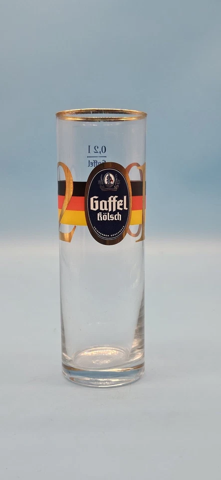 Gaffel Kölsch 2010 Fußball Bierglas Brauerei Bier Glas alt - Bild 1 von 1