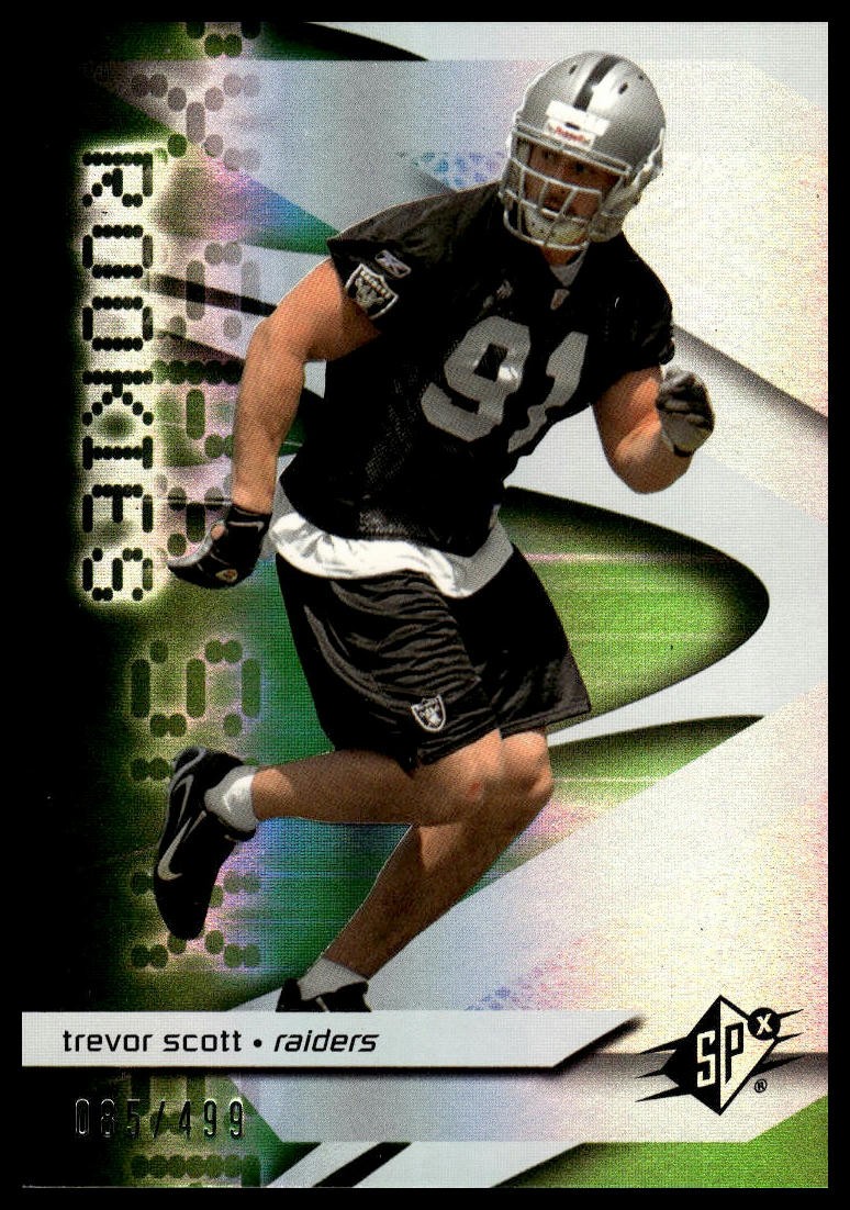 2008 SPx #148 Trevor Scott Green Holofoil Rookies #/499