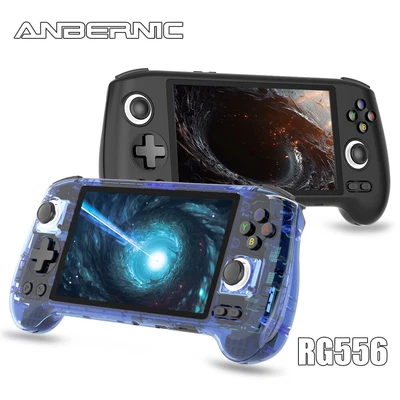 ANBERNIC NEW RG556 Retro Handheld Game Console 64bit Android 13 System Gifts