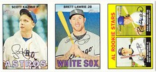 2016 HERITAGE GARY SANCHEZ RAUL MONDESI BOX TOPPER AD PANEL Fleer Clubhouse Bat