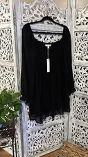 Women’s Square Neck Shirred Long Sleeve Mini Dress Medium