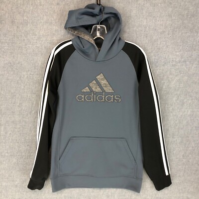 Adidas Hoodie Climawarm XL Pocket Three Stripe Logo Outdoor