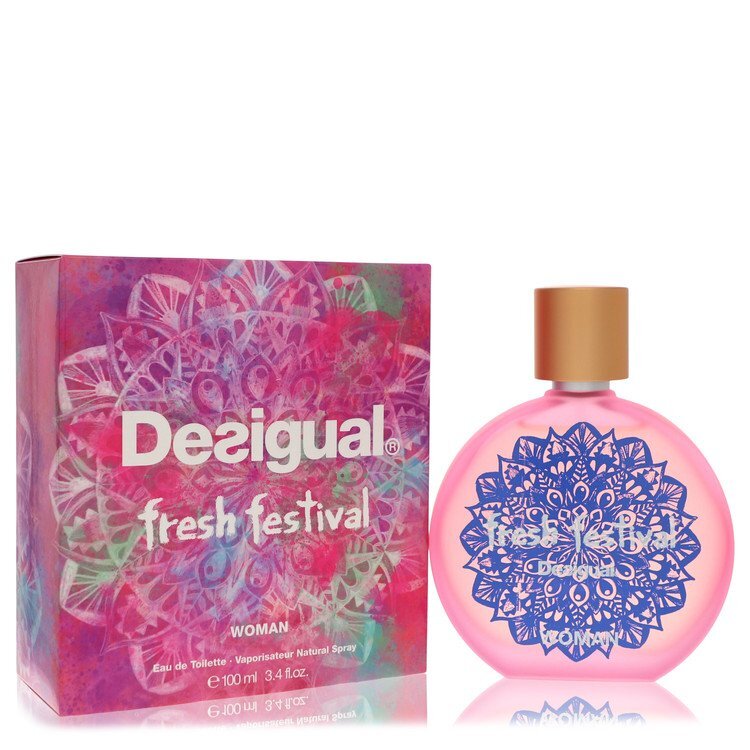 Desigual Fresh Festival Eau De Toilette Spray By Desigual - 3.4 oz Desigual Fresh Festival Eau De Toilette Spray By Desigual - 3.4 oz