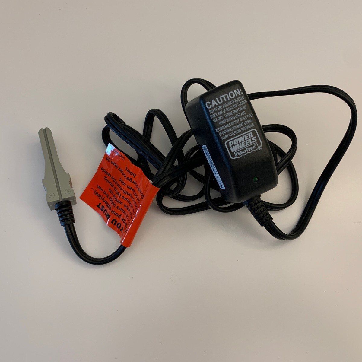 Fisher-Price Power Wheels 00801-1480 Class Battery Charger 12V