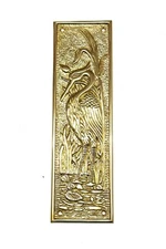 Solid Heron Brass Push Plate – Premium Quality Door Push Plate for Entryway