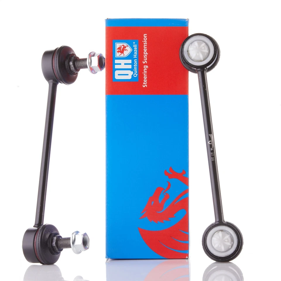 Pair of QH QLS3724S Stabiliser Bar Drop Link Coupling Rod Rear Fits Hyundai Kia