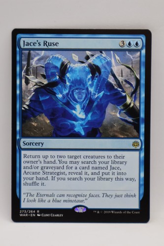 Magic MTG JAPANESE War of the Spark Jace, Wielder of Mysteries