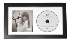TAYLOR SWIFT Signed TORTURED POETS CD FRAMED Signed TPD Autograph JSA COA Cert