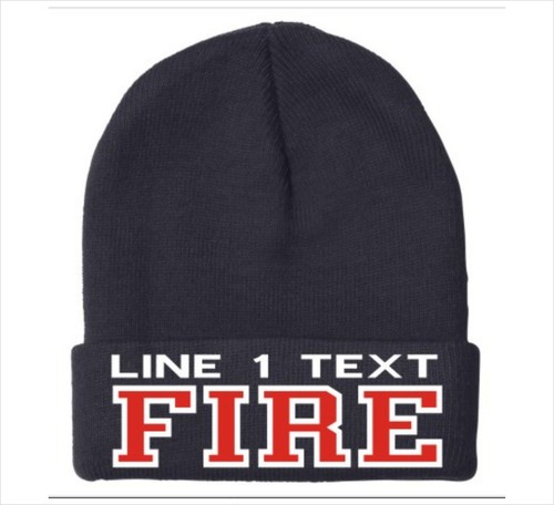 Firefighter Winter Hat - Custom 