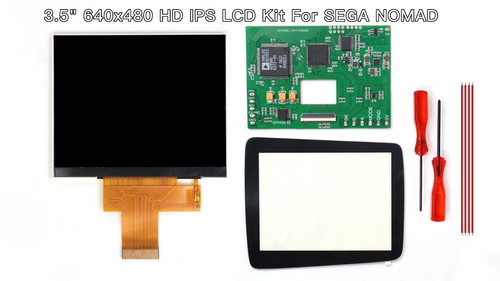 IPS LCD Hight Light Screen RGB Board For SEGA Nomad Console 3.5" LCD HD Menu Mod - Video 1 of 1