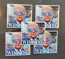 5PCS SET TRUMP 2024 BUMPER STICKER STICKERS TAKE SAVE AMERICA BACK DONALD MAGA