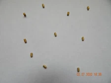 BRASS SOCKET SET SCREWS  4/40 x 3/16" CUP POINT 10 PCS. NEW