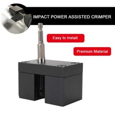 Impact Driver and Power-Assisted Sheet Metal Crimper HSS Steel Duct Swaging Tool