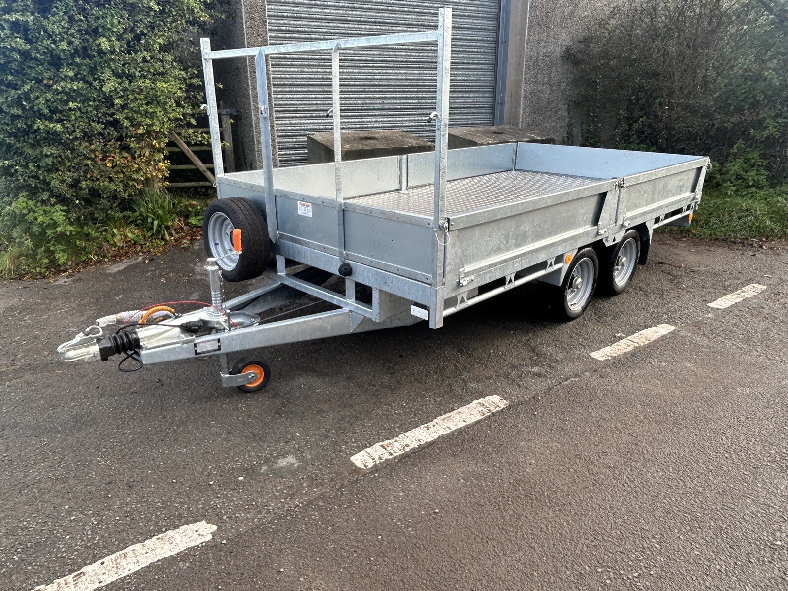 £6720+VAT Bateson 60LT Axle Livestock Trailer Ramps / Sides / Deck