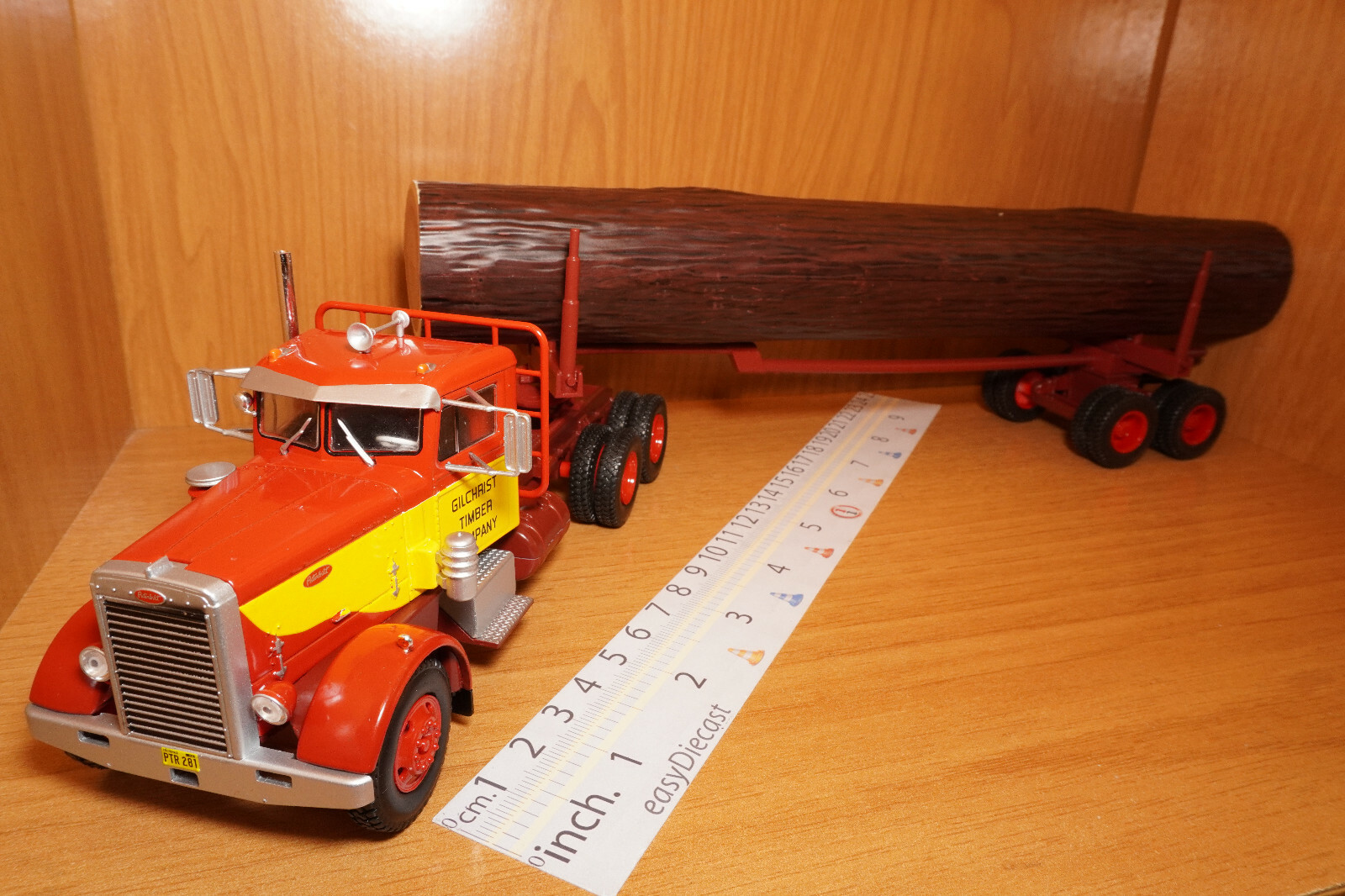 PETERBILT 281 1:43 CAMION TRUCK&TRAILER TRUNK TRANSPORT ALTAYA IXO 