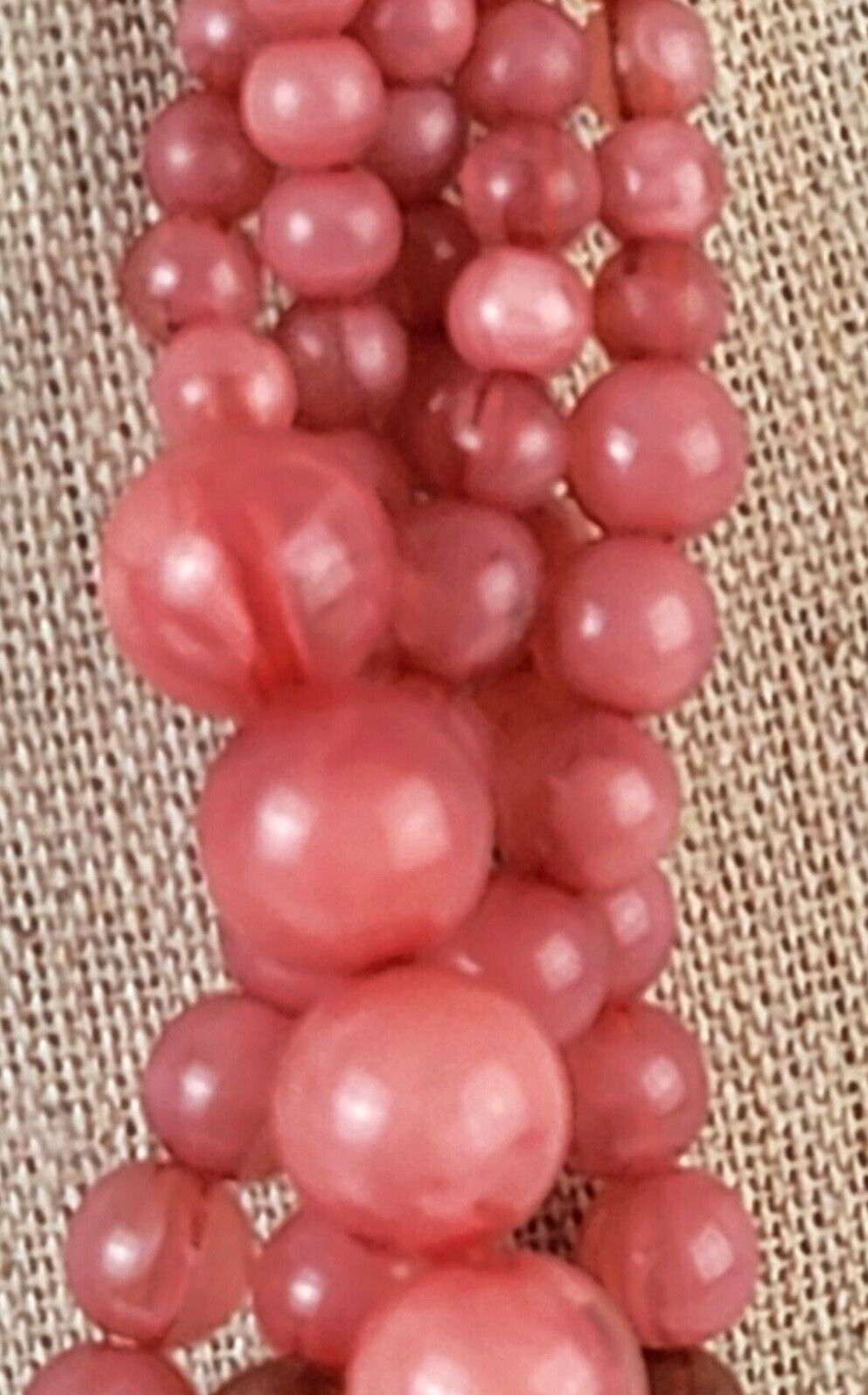 Chunky Multicolor Ombre Gradient Beaded Necklace … - image 3