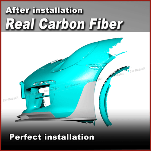 Carbon Frontlippe Front Spoiler Lippe Für Porsche 911 991 Carrera GTS 2017-2018 - Bild 4 von 11
