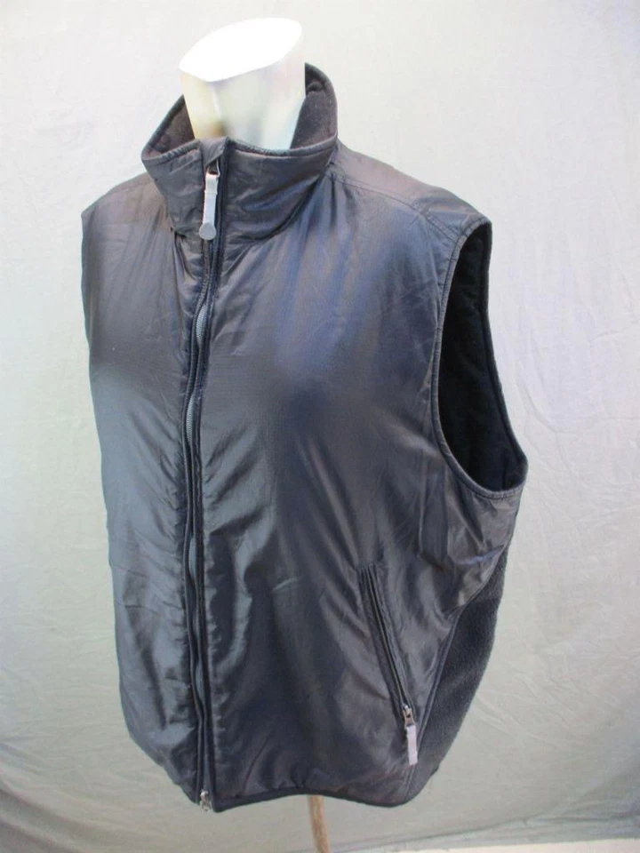 Burton Snowboard Size L Mens Black Zip Fleece Lined Heater Insulated Vest 7Y70 - Image 3 of 4