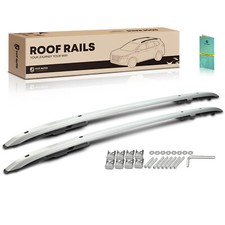 New Silver Aluminum Alloy Nylon Roof Rack Side Rails For Jeep Renegade 2015-2024