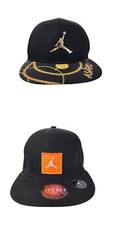 Lot of 2 Air Jordan Jumpman Black Youth Size Adjustable Baseball Hat