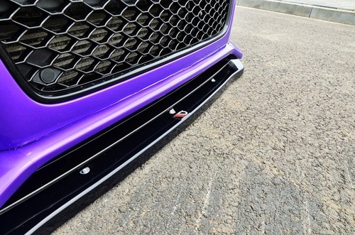 Cup Spoilerlippe Front Ansatz für Audi RS5 8T / 8T FL schwarz Hochglanz - Bild 4 von 12