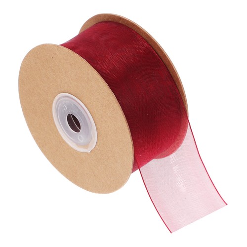 2 Rolls Sheer Organza Ribbon for DIY Crafts and Wrapping for Bow Making Organza - Picture 12 of 12