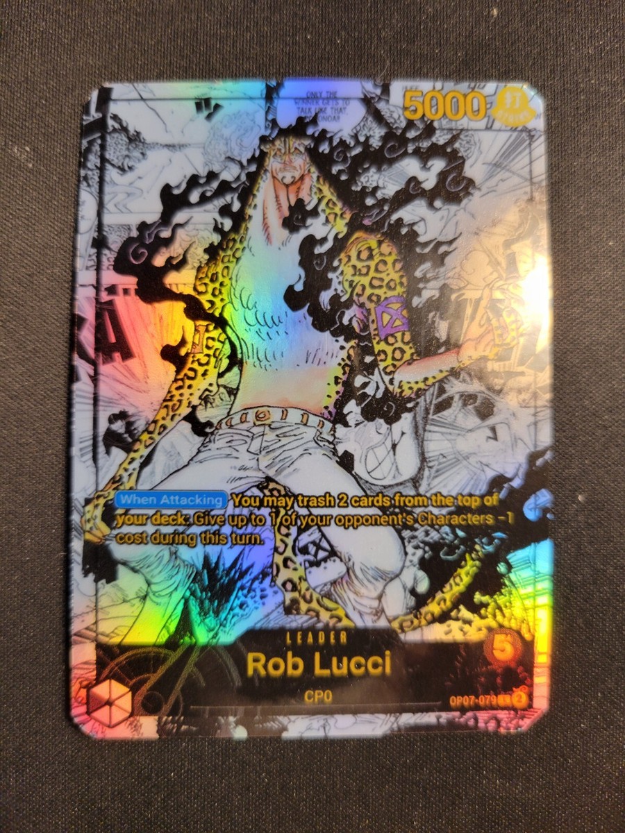 One Piece TCG Custom Leader -Rob Lucci (OP07-079) | eBay