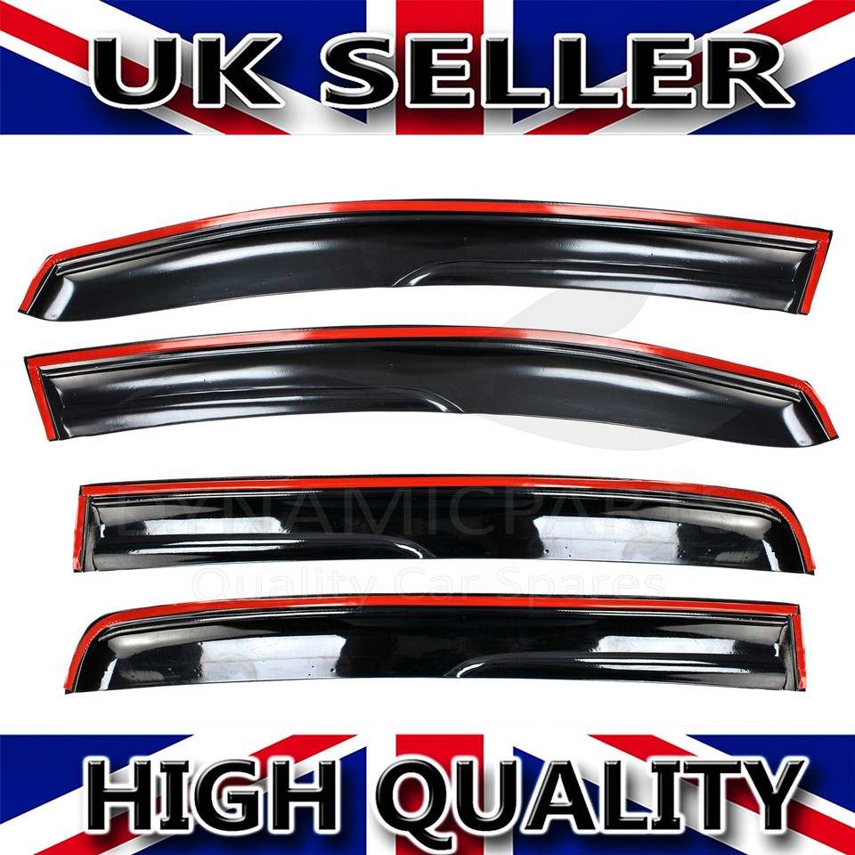 4PCS WIND RAIN GUARD DEFLECTORS SET FOR CITROEN C3 PICASSO 5 DOOR 2009