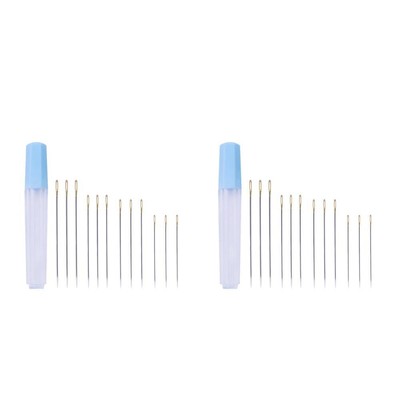 24 Pcs Große Loch Big Eye Hand Nähte Threading Große Auge