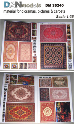 Dan Models 35240 -1/35 Material for dioramas. Pictures and Carpets Scale