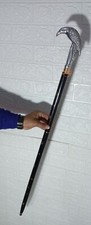 Rare Victorian RAVEN Handcrafted Walking Stick Cane-AL Steampunk Handle