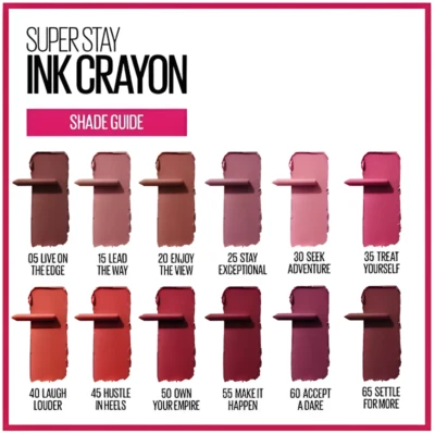 Maybelline Super Stay Ink Lip Crayon -Choose Your Shade- *NEW*