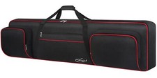 88 Key Keyboard Case Soft Interior 53.5X13.8X6.8 Padded Piano Case