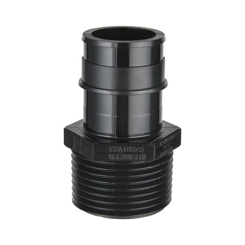 EFIELD 1" Pex A Expansion x 1" Male NPT Adapter, PPSU Poly Fittings 1 Pack