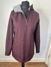 New Balance Women's Wine Fully Lined Coat Jacket Size S.