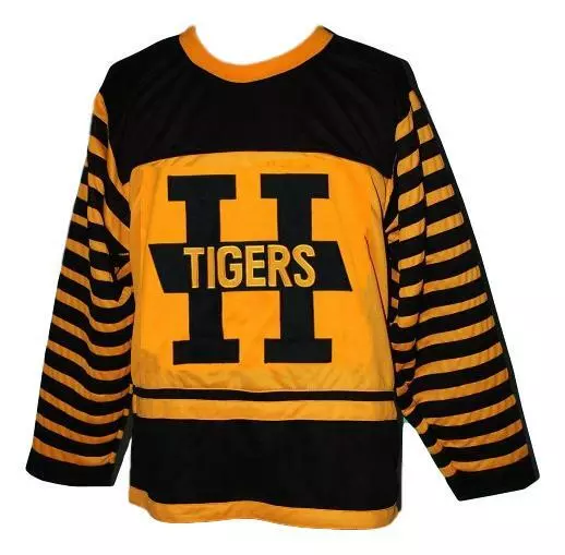 Custom Hockey Jersey Black White-Silver Men's Size:2XL